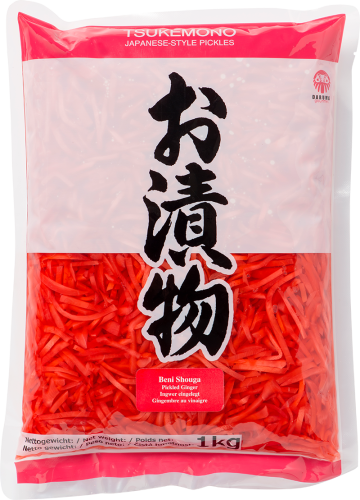 Beni Shoga Geraspte Ingelegde Gember zakje (1kg)