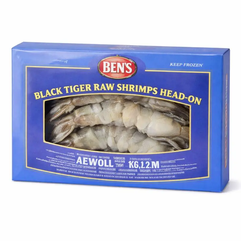 Ben's black tiger prawns 13/15 (1kg)
