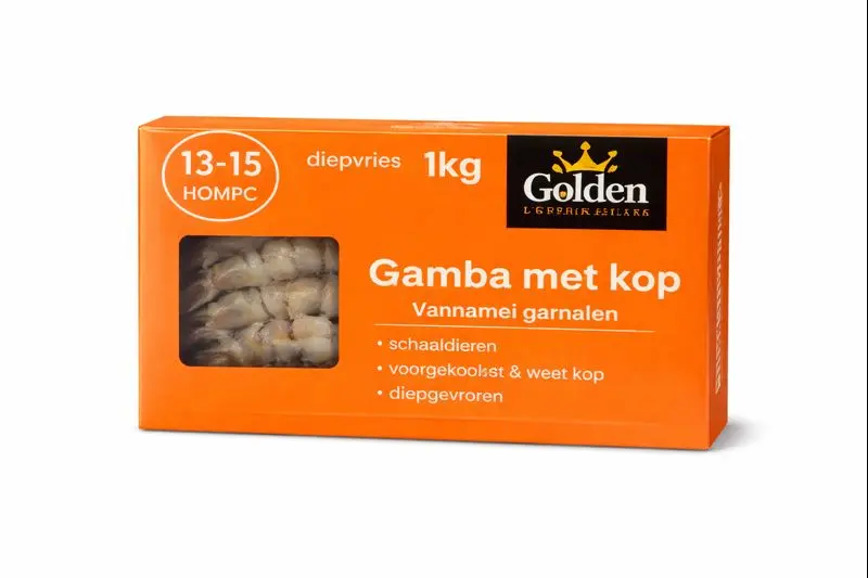 Golden ocean gamba 13/15 hoso - 80% (1kg)