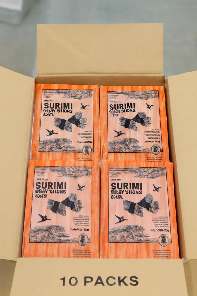 Kanikama surimi crab sticks 18 cm - box (10x1kg)