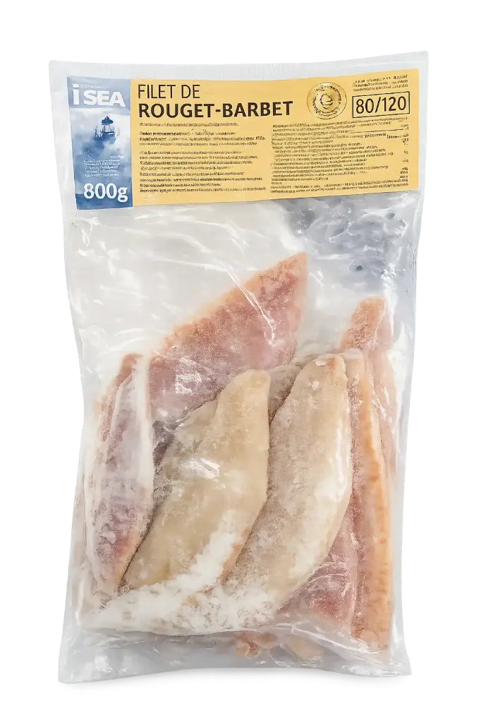 Rode mulefilet mv dv - 1kg (120-150g)