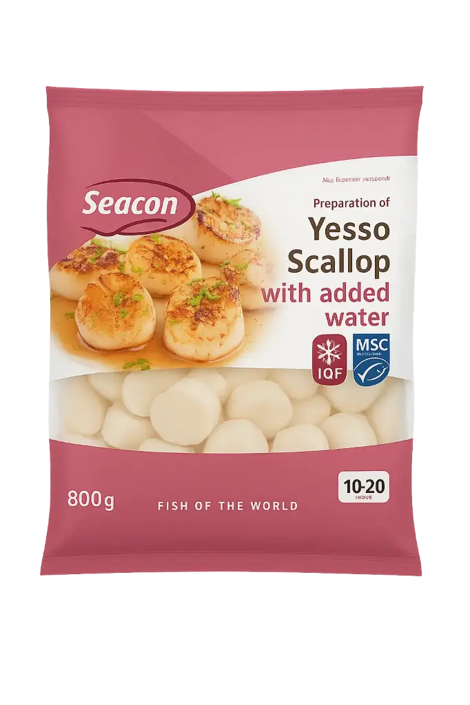 Seacon scallops 10/20 (800g)
