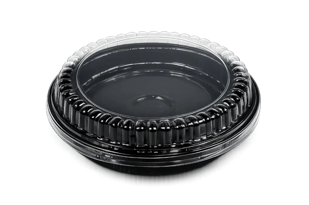 Sushi tray round 28 - box (200 pieces-280x280x30mm)