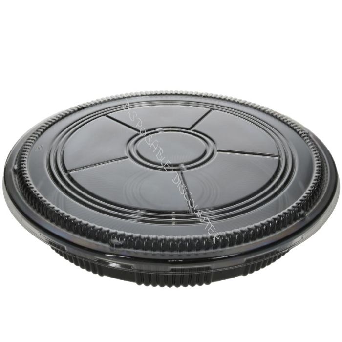 Sushi tray round 37 - box (100 pieces- 376x376x48mm)