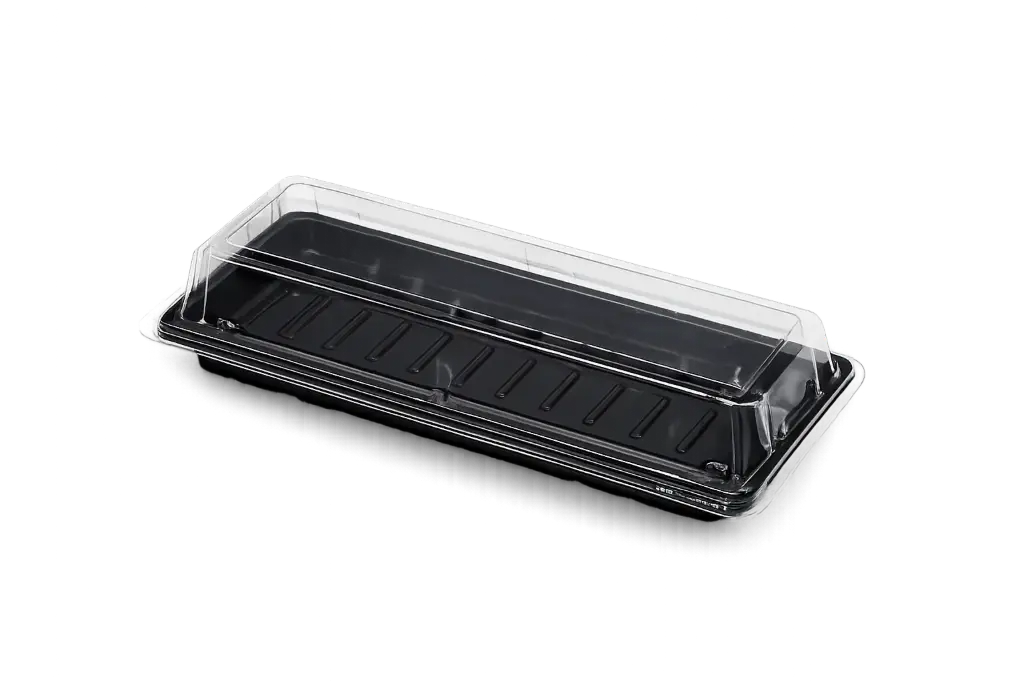 Sushi tray 02 - doos (400 stukken-216x90x23mm)