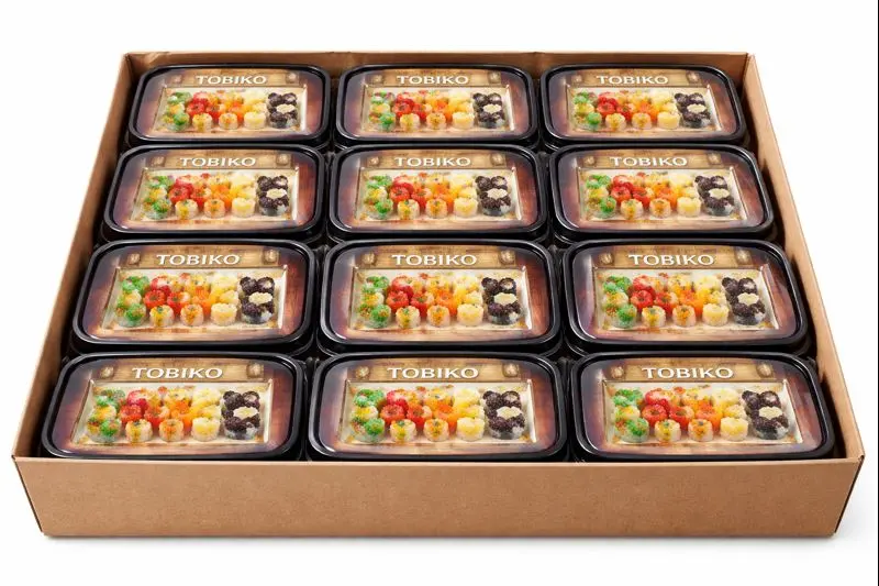 Kohyo tobiko oranje - doos (12x500g)