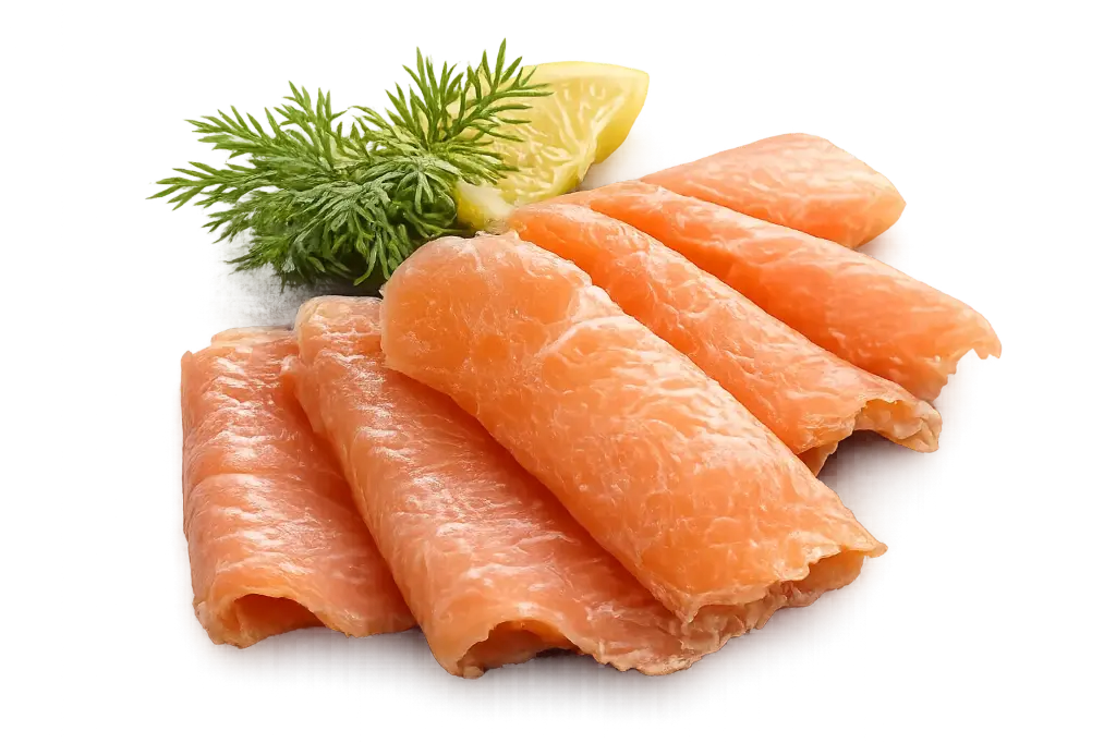 Smoked salmon, short cut