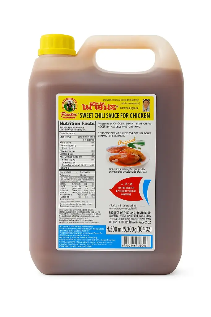 Pantai zoet chilisaus voor kip (5.5kg / 4500ml)