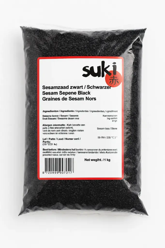 Suki sesame seeds black (1kg)