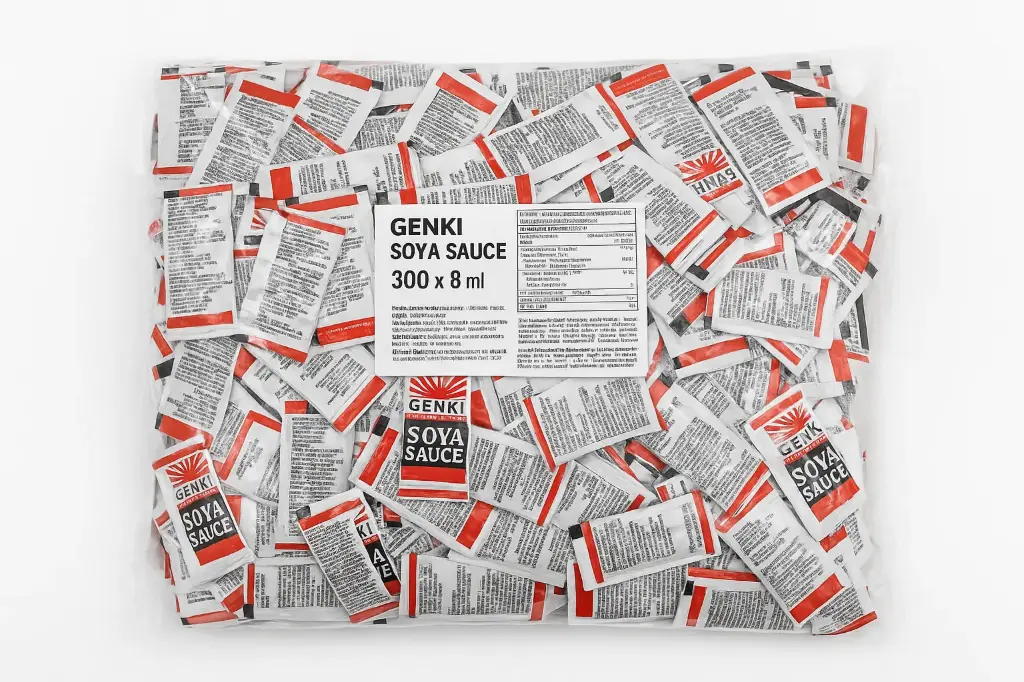 Genki soy sauce package (300x8ml)