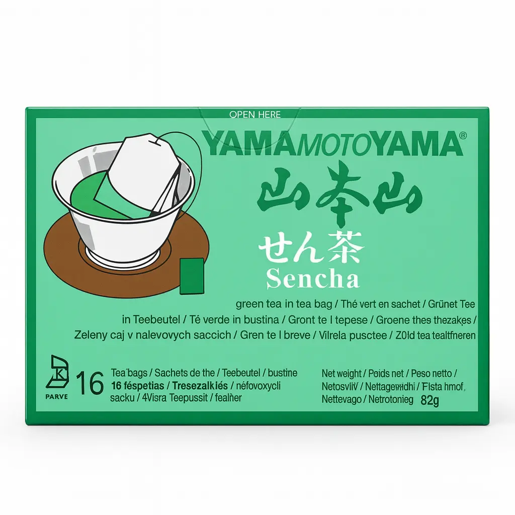 Yama moto yama japanese green tea (16 tea bags)