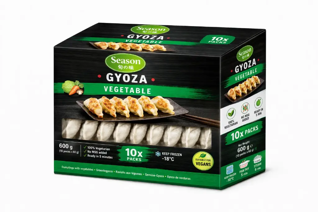 Seacon gyoza groenten - doos (10x600g)