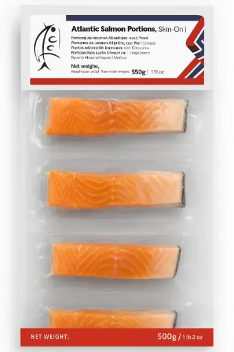 Atlantisch zalmfilet (4x125g)