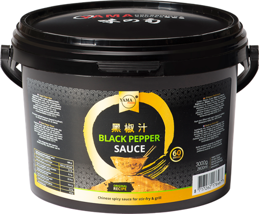Yama zwarte peper saus (3kg)