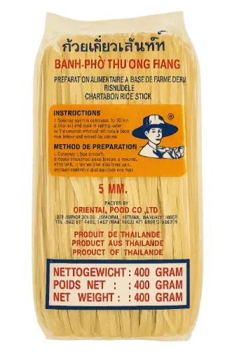 Farmer chantaboon rijst noedels/stick 5mm (400g)