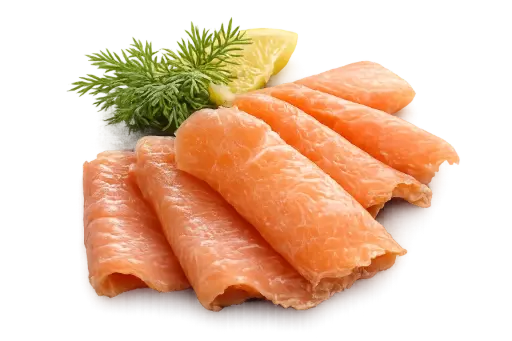 Smoked salmon, short cut
