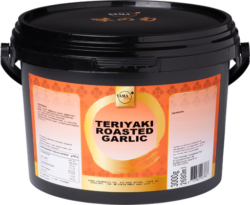Yama teriyaki roasted garlic sauce (3kg)