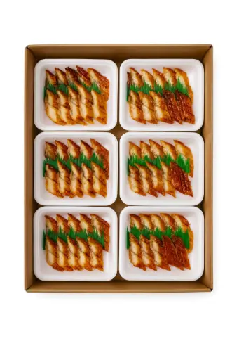 Unagi/paling kabayaki slices - box (160gx25 tray)
