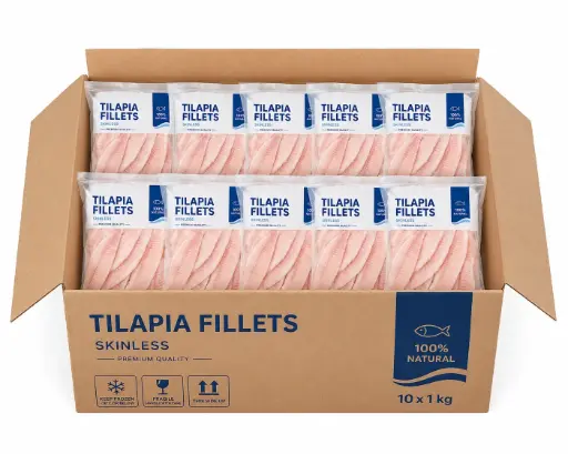 Seacon tilapiafilet s/off 140-200g - box (10x1kg)