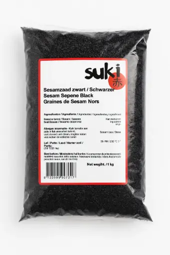 Suki sesame seeds black (1kg)