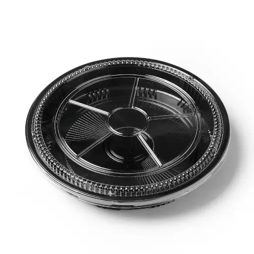 Sushi tray rond 63 - doos (100 pieces-328x328x55mm)
