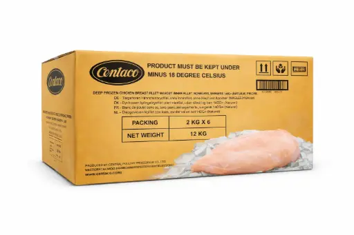 Centaco chickenbreast salt free - box (6x2kg)